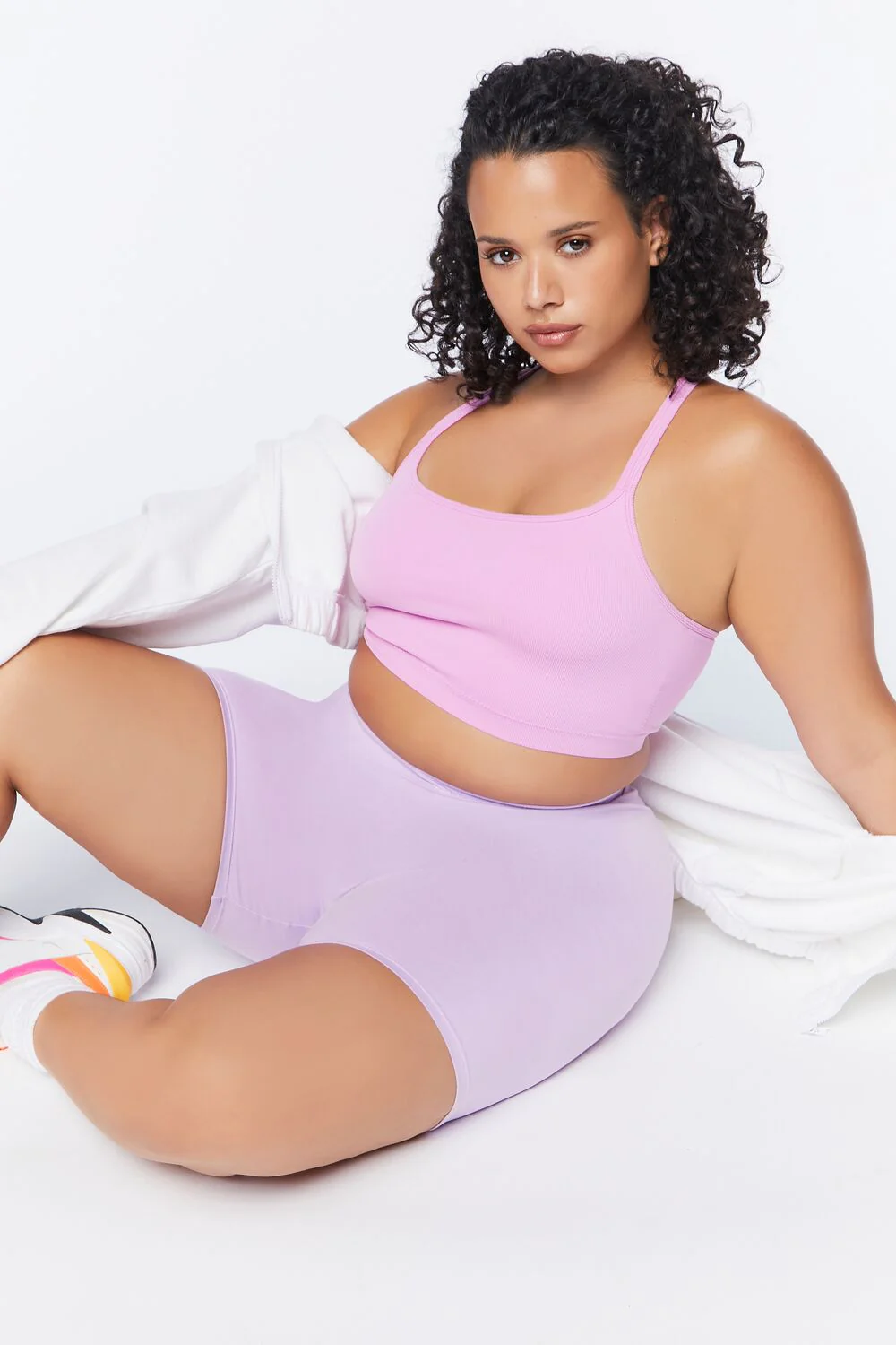 Plus Size Basic Organically Grown Cotton Shorts - Image 6
