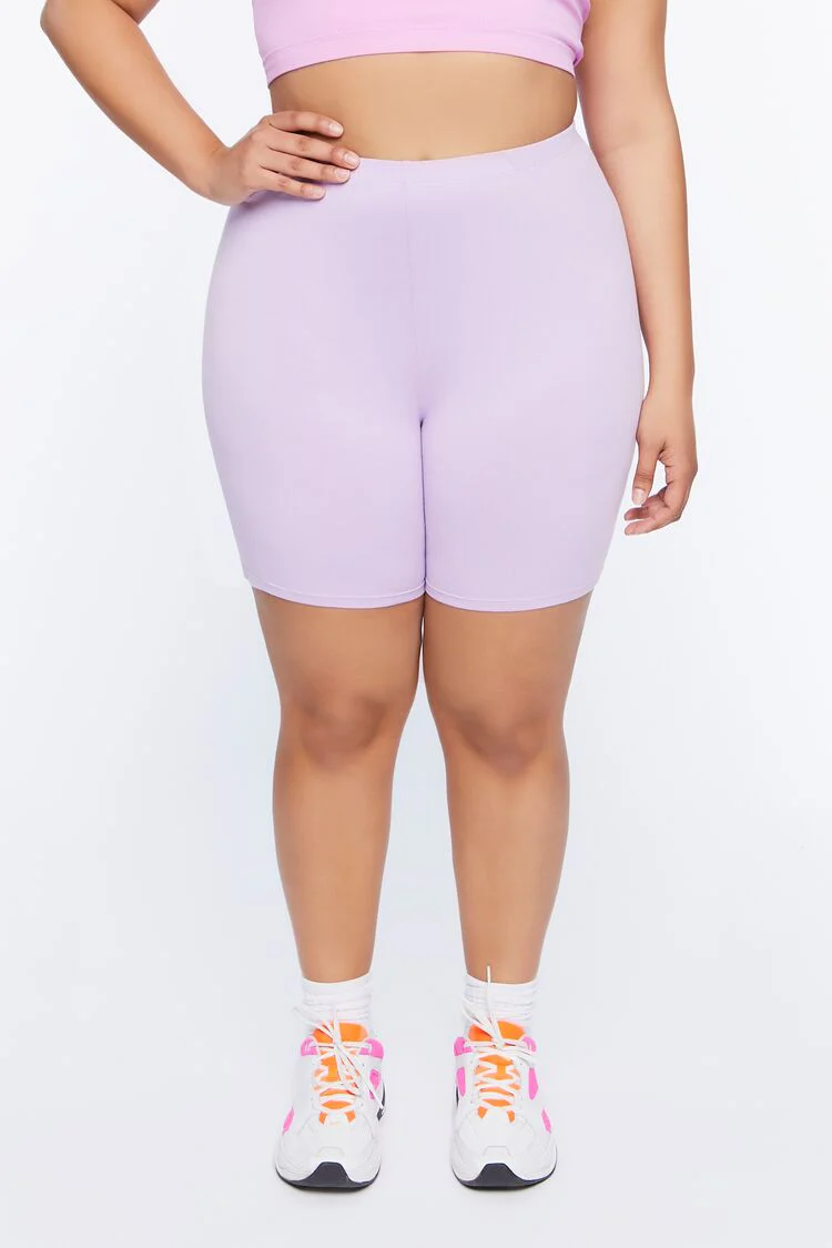 Plus Size Basic Organically Grown Cotton Shorts - Image 7
