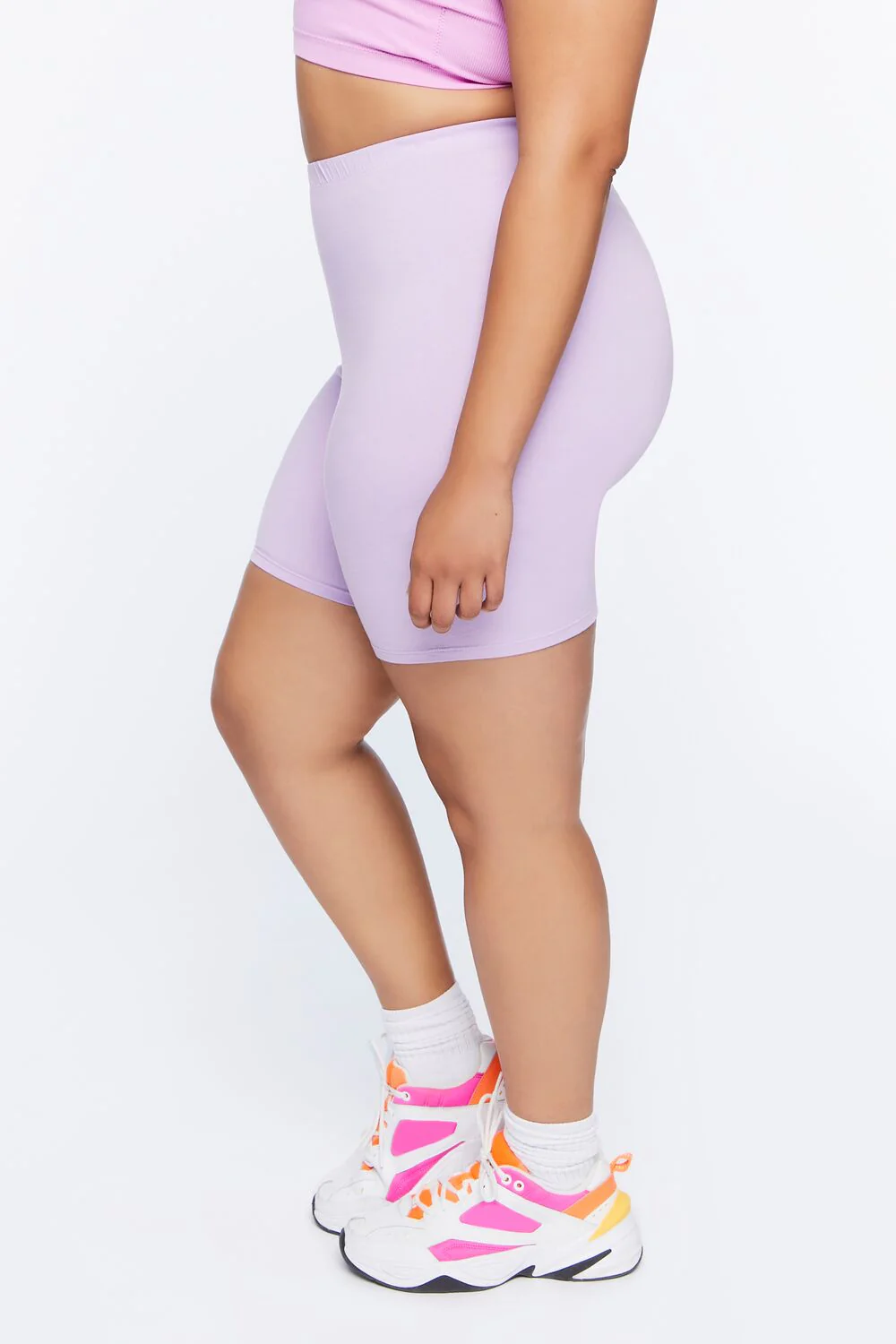 Plus Size Basic Organically Grown Cotton Shorts - Image 8