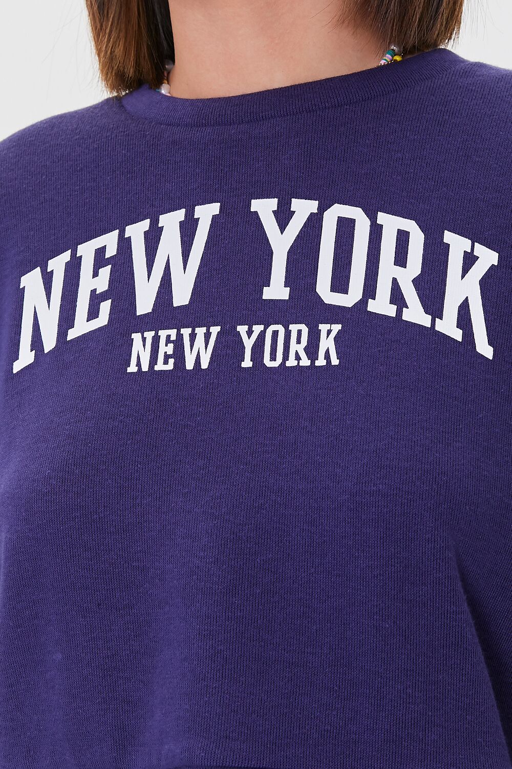 Fleece New York Graphic Pullover - Image 5