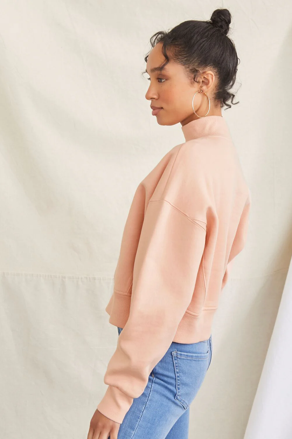 Fleece Drop-Sleeve Pullover - Image 2