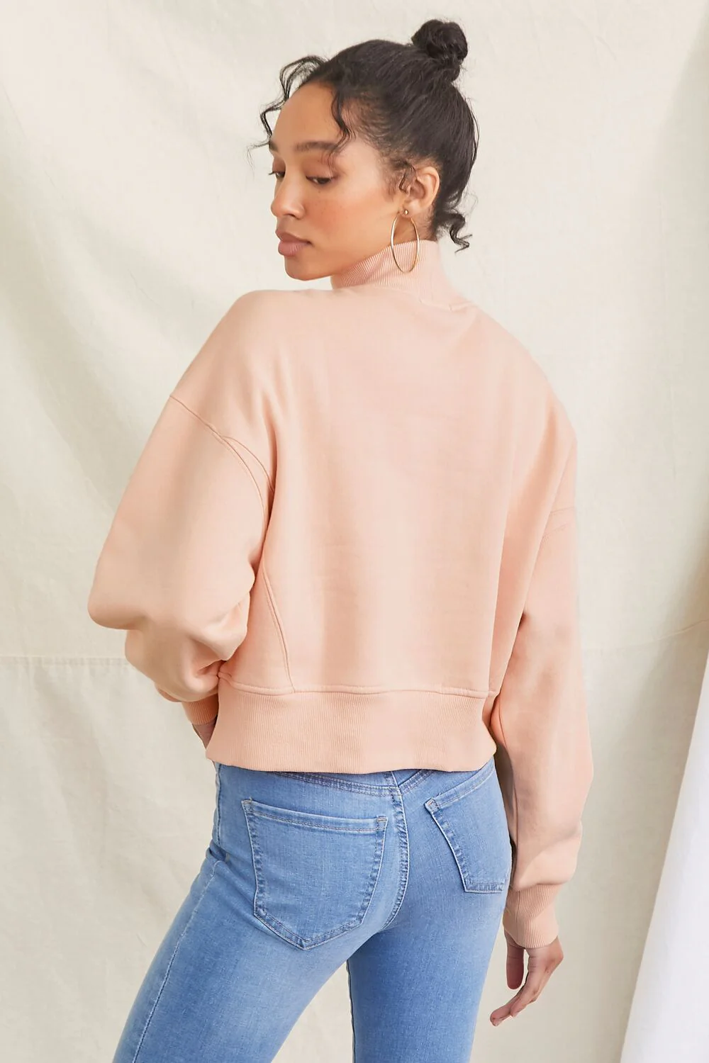 Fleece Drop-Sleeve Pullover - Image 3