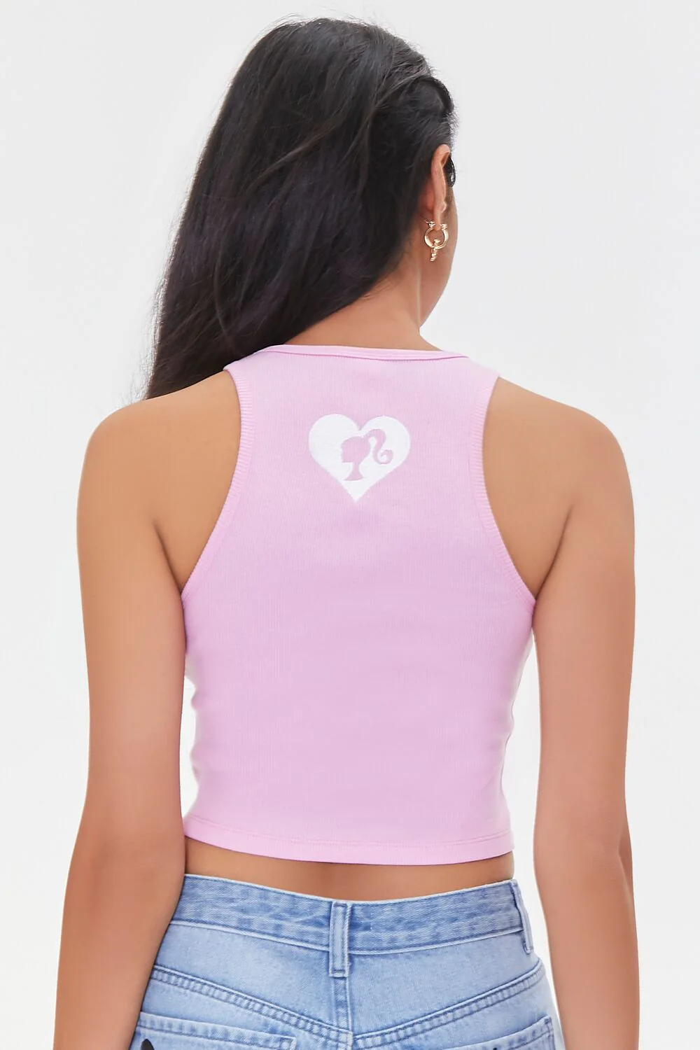 Embroidered Barbie Crop Top - Image 4