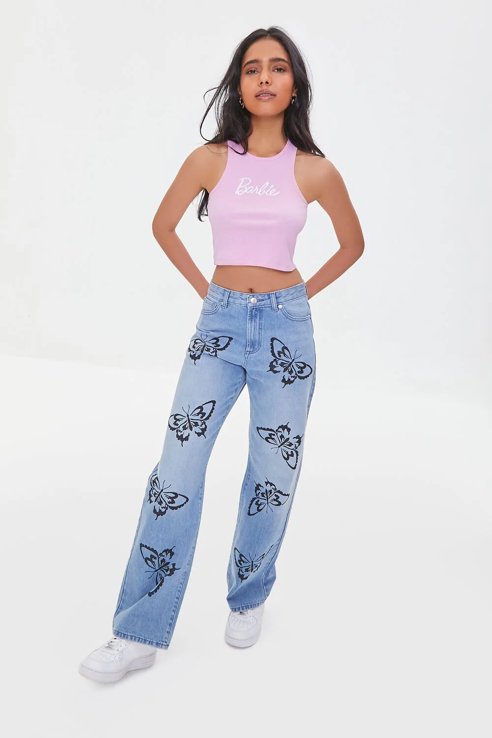 Embroidered Barbie Crop Top - Image 5