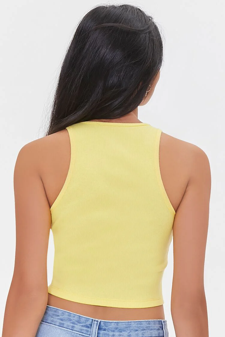 Embroidered Tweety Bird Crop Top - Image 3