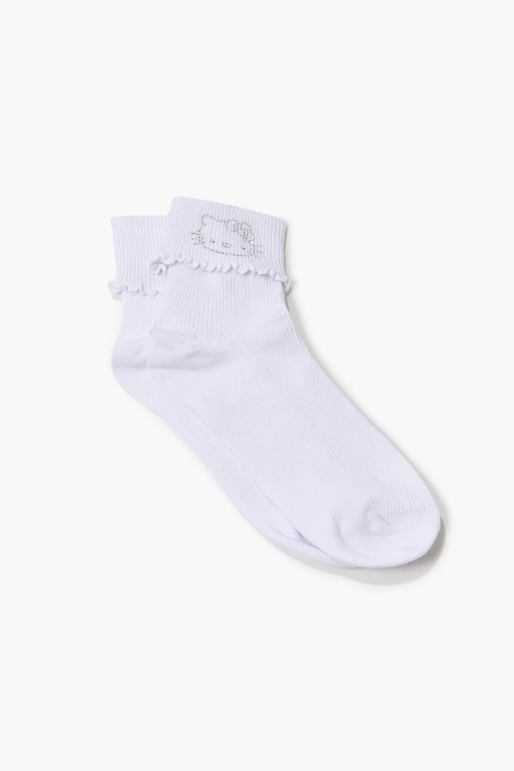 Rhinestone Hello Kitty Crew Socks - Image 2
