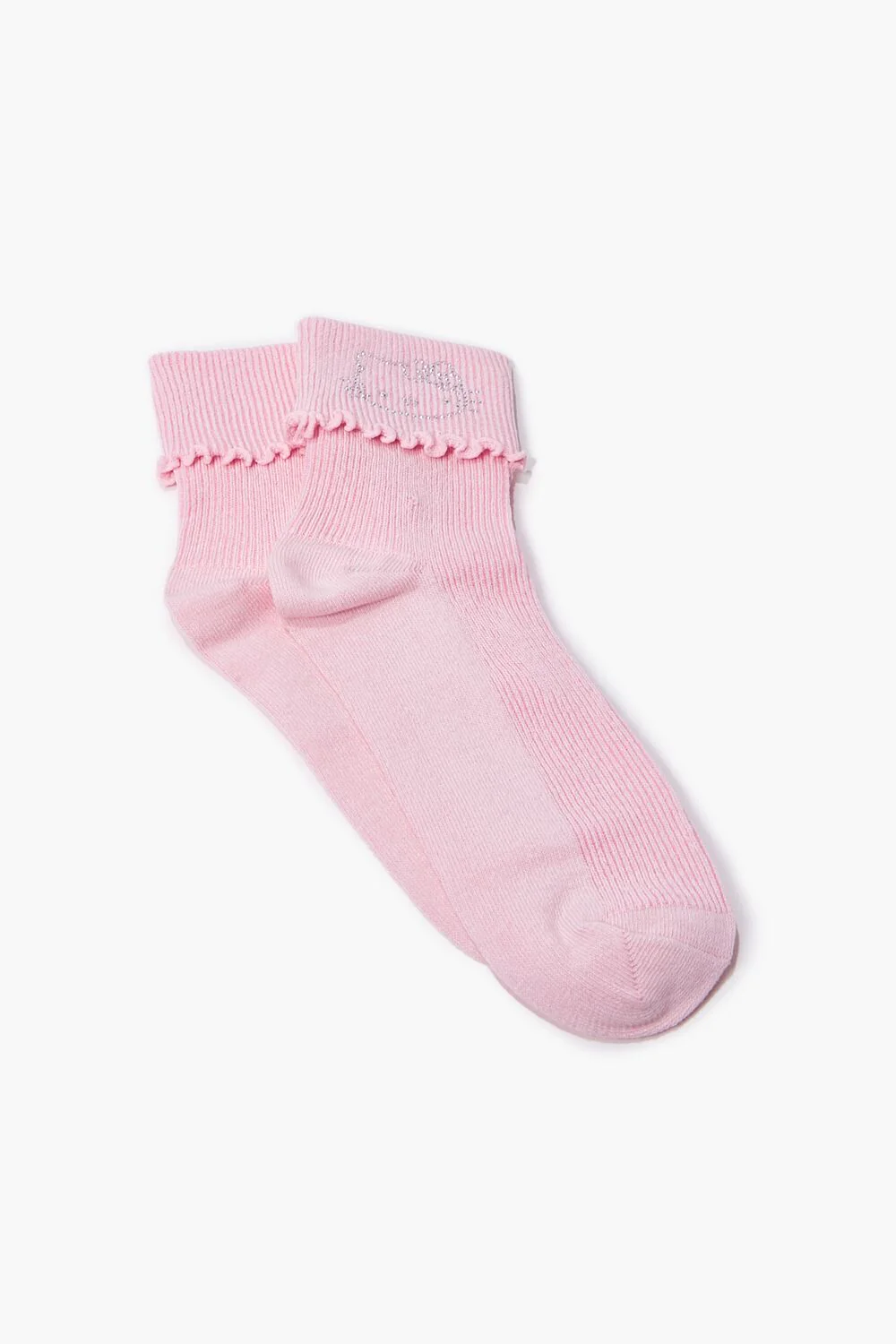 Rhinestone Hello Kitty Crew Socks - Image 5