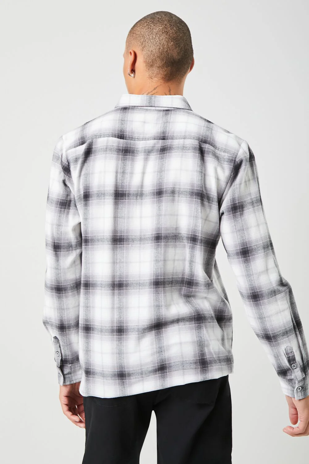 Plaid Flannel Shirt - Image 3