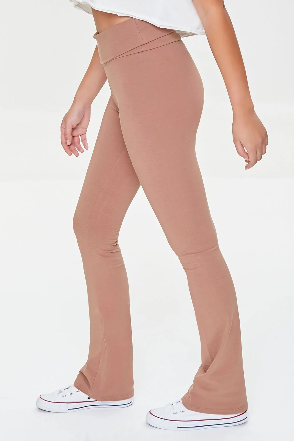 Foldover Flare Leggings - Image 3