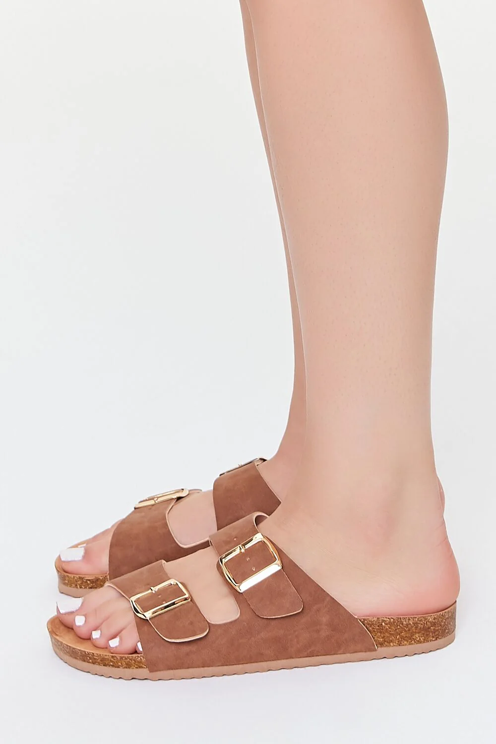Buckled Dual-Strap Sandals - Image 2