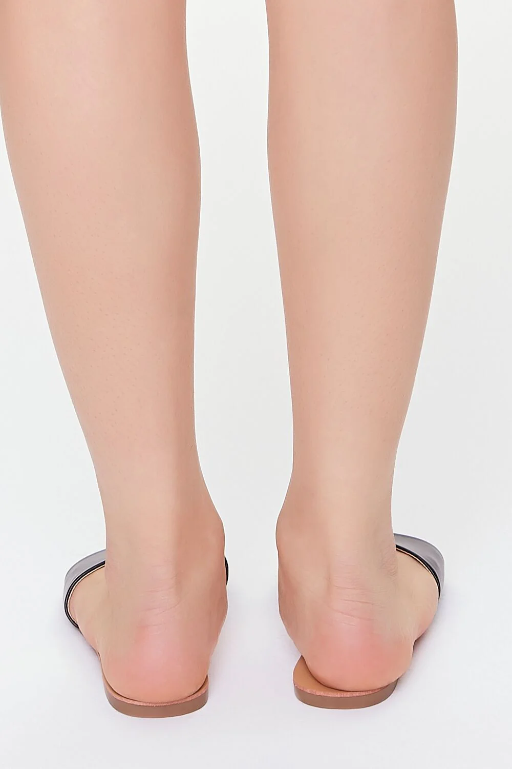 Faux Leather Slip-On Sandals - Image 7