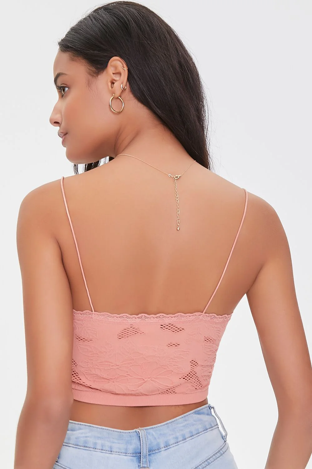 Embroidered Floral Lace Cami - Image 3