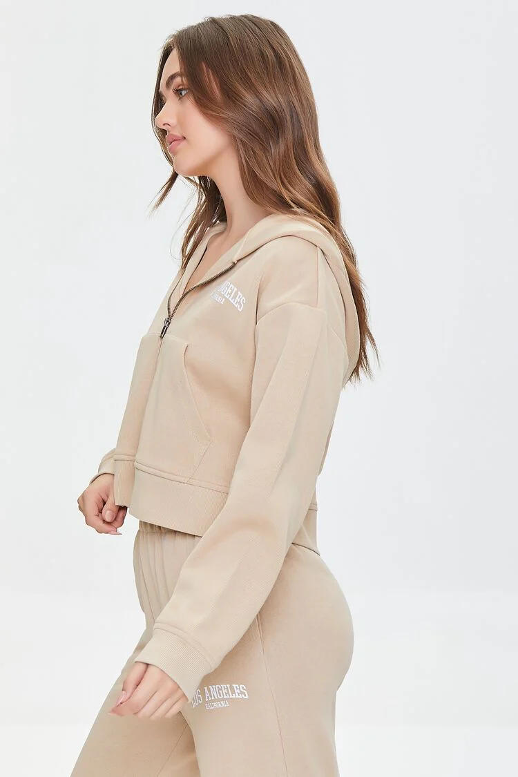 Los Angeles Zip-Up Hoodie - Image 2