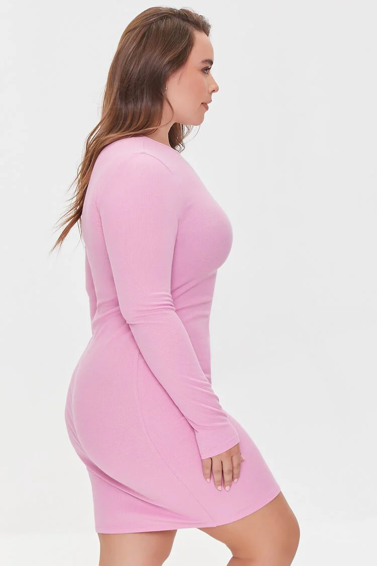Plus Size Bodycon Mini Dress - Image 2