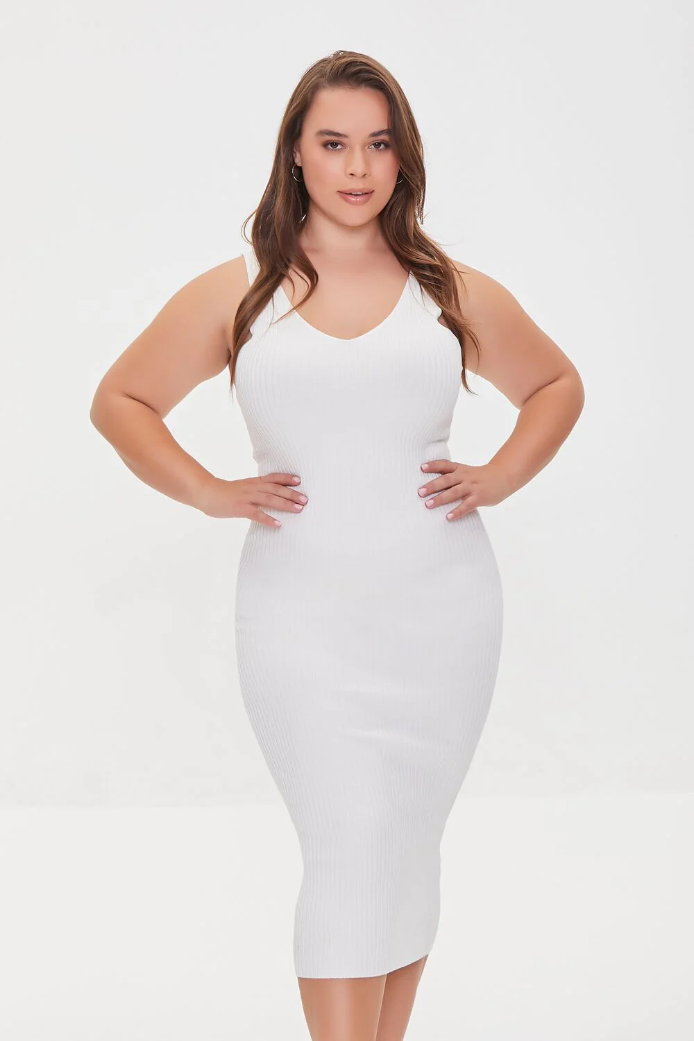Plus Size Ribbed Tank Dress - Image 5