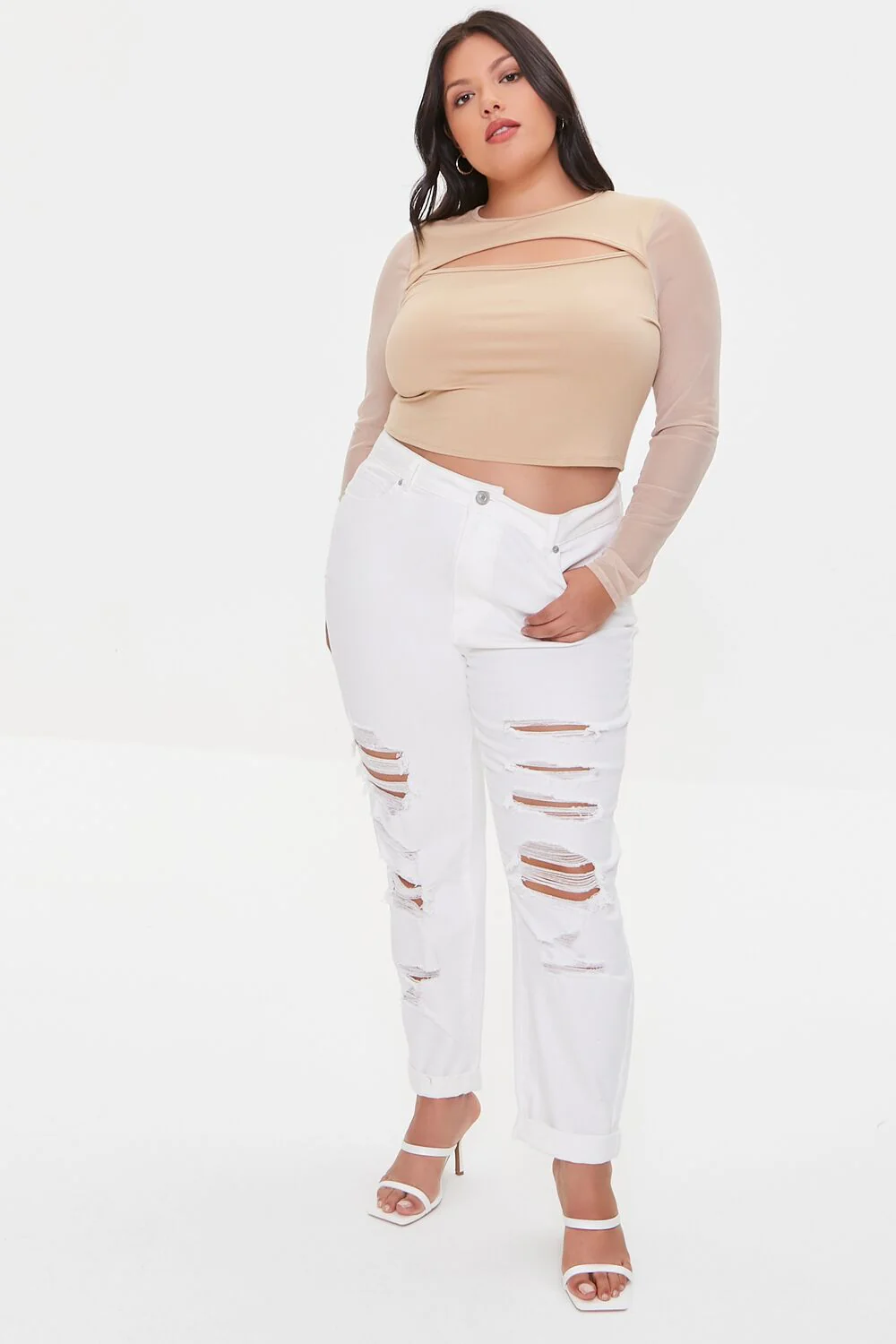 Plus Size Cutout Top - Image 4