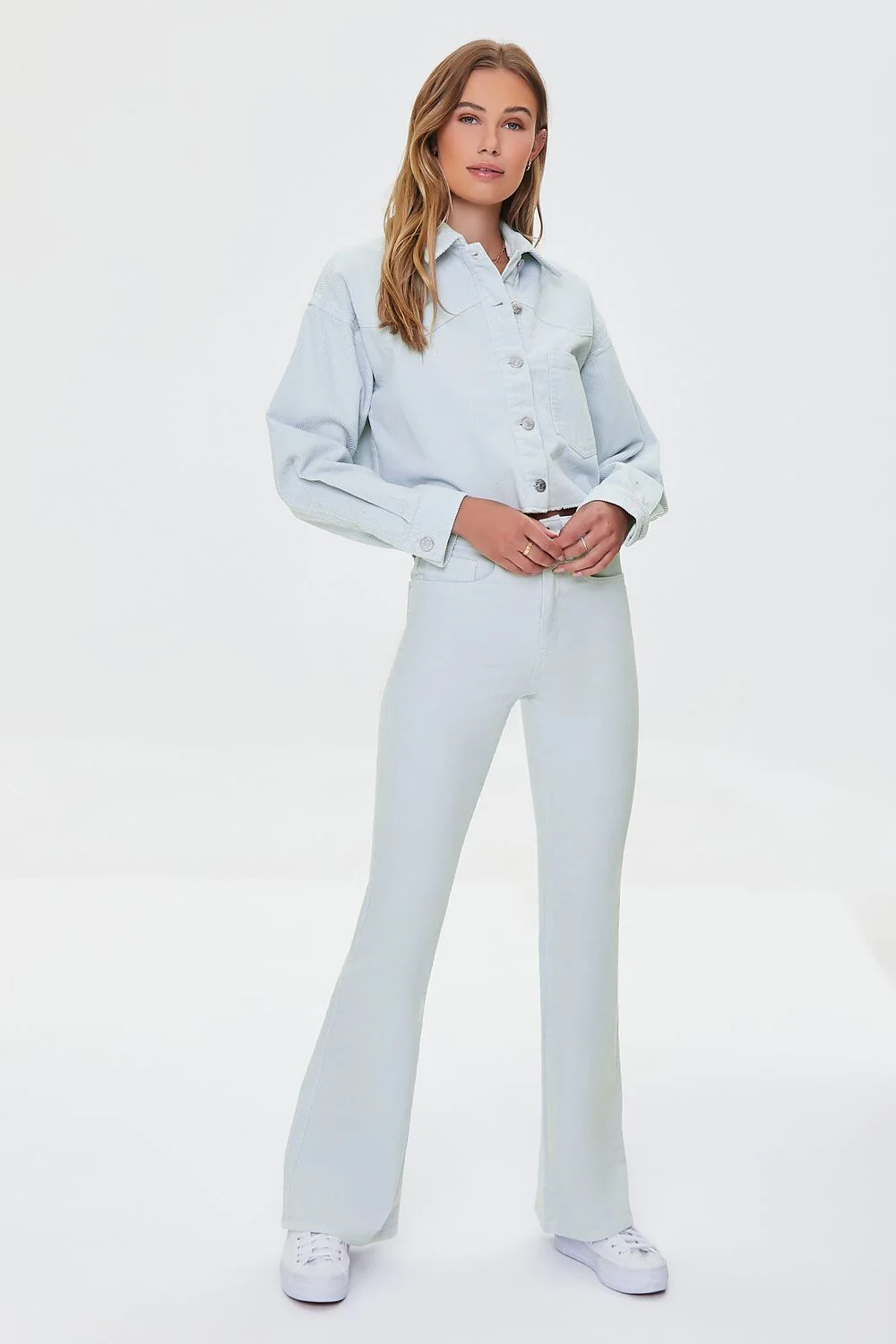 Corduroy Flare Pants - Image 5