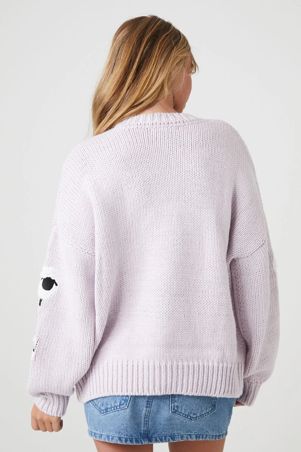 Sheep Drop-Sleeve Sweater - Image 3