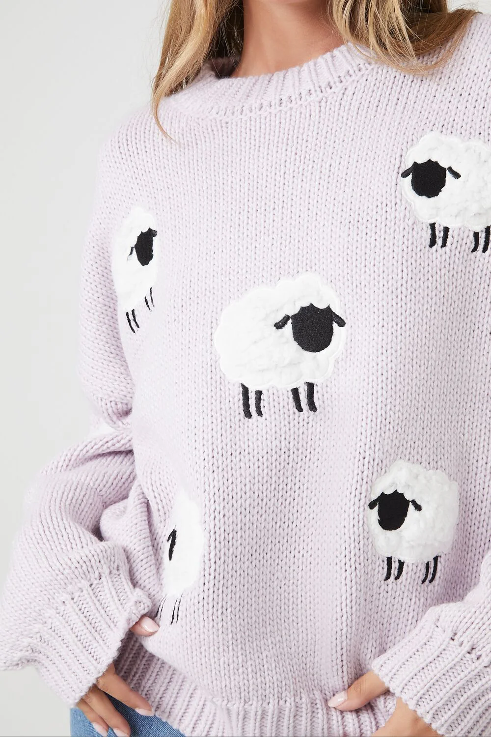 Sheep Drop-Sleeve Sweater - Image 5
