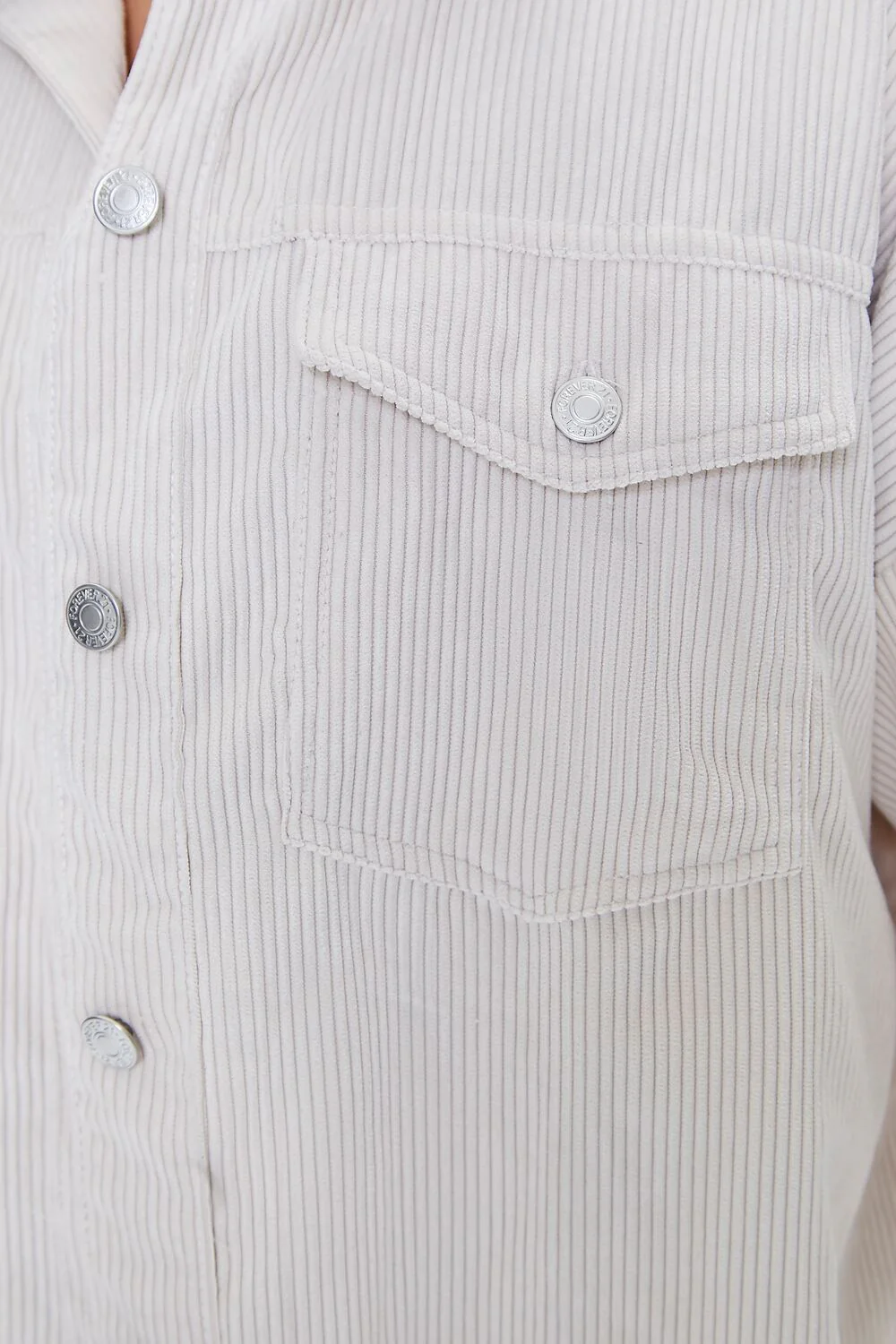 Corduroy Button-Front Shacket - Image 5