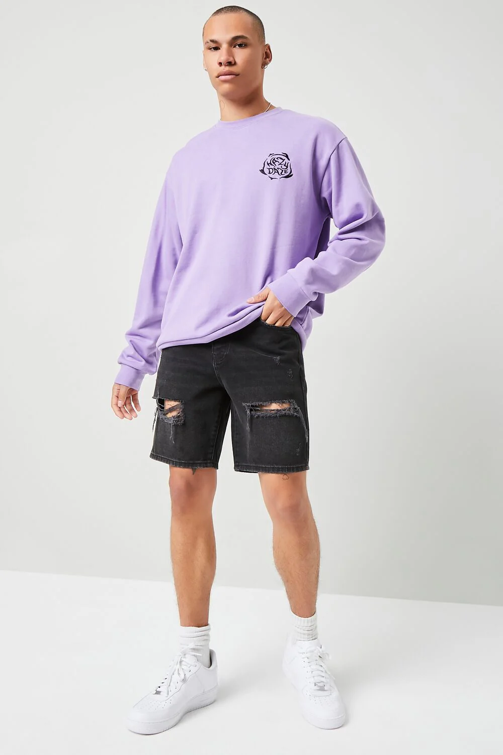 Embroidered Hazy Daze Tee - Image 4