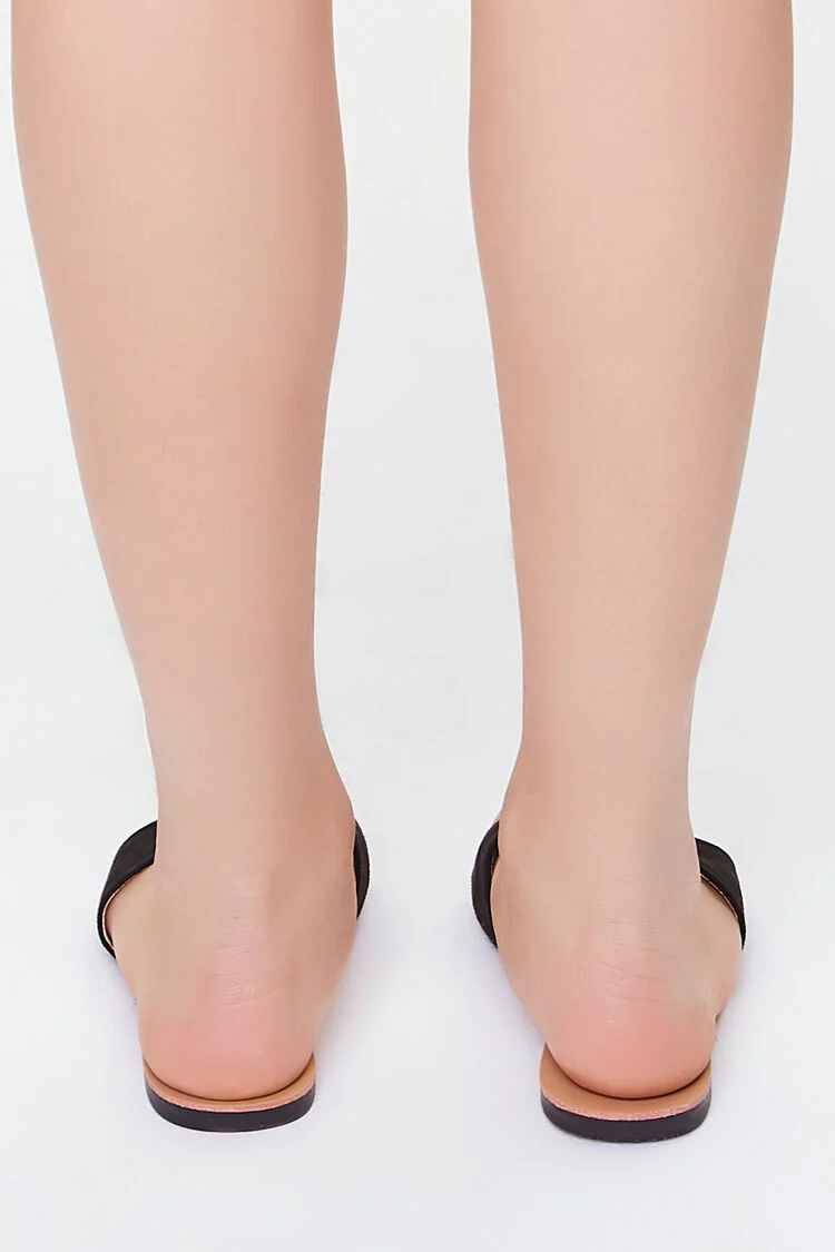 Faux Suede Slip-On Sandals - Image 3
