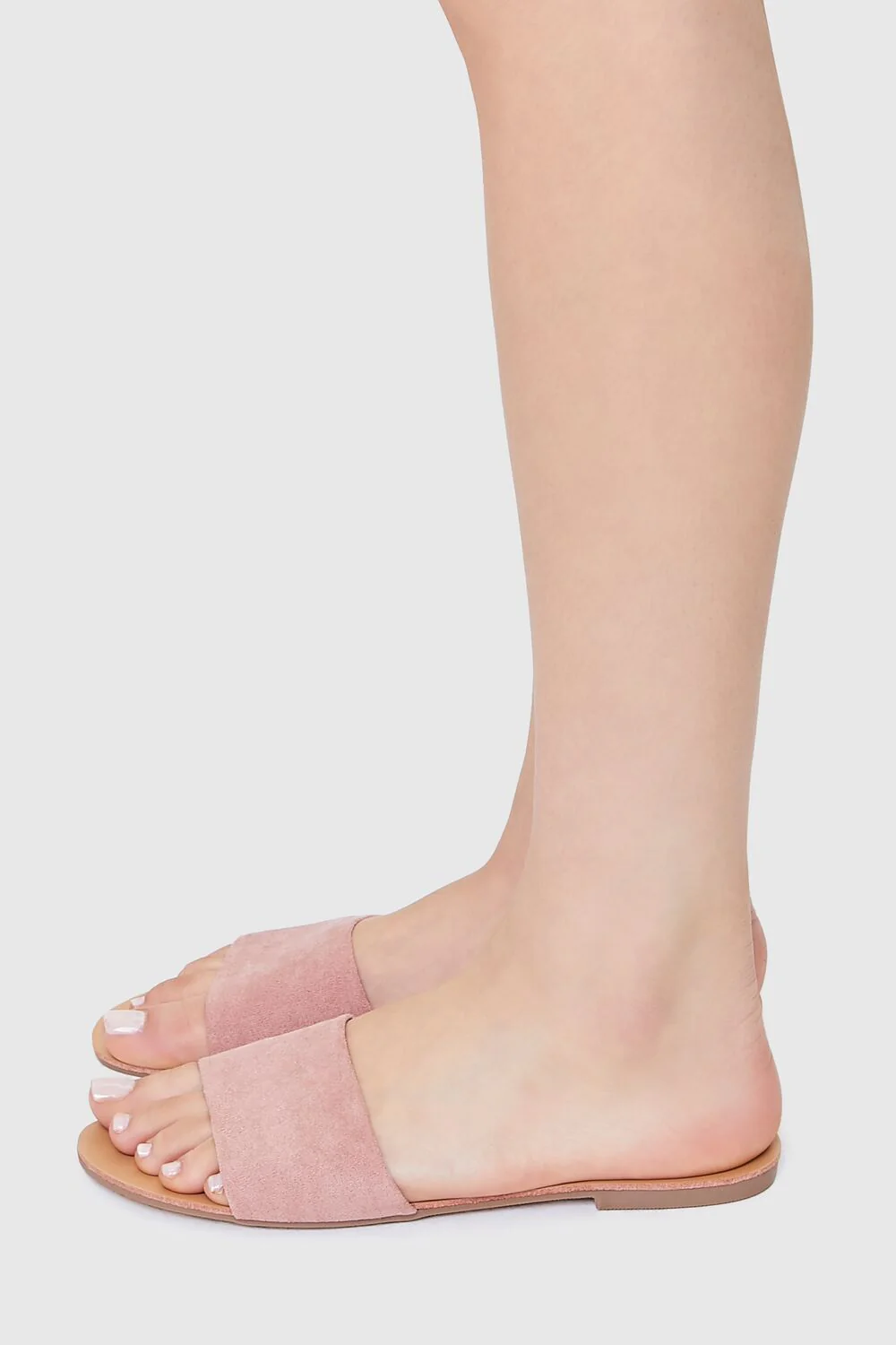 Faux Suede Slip-On Sandals - Image 7