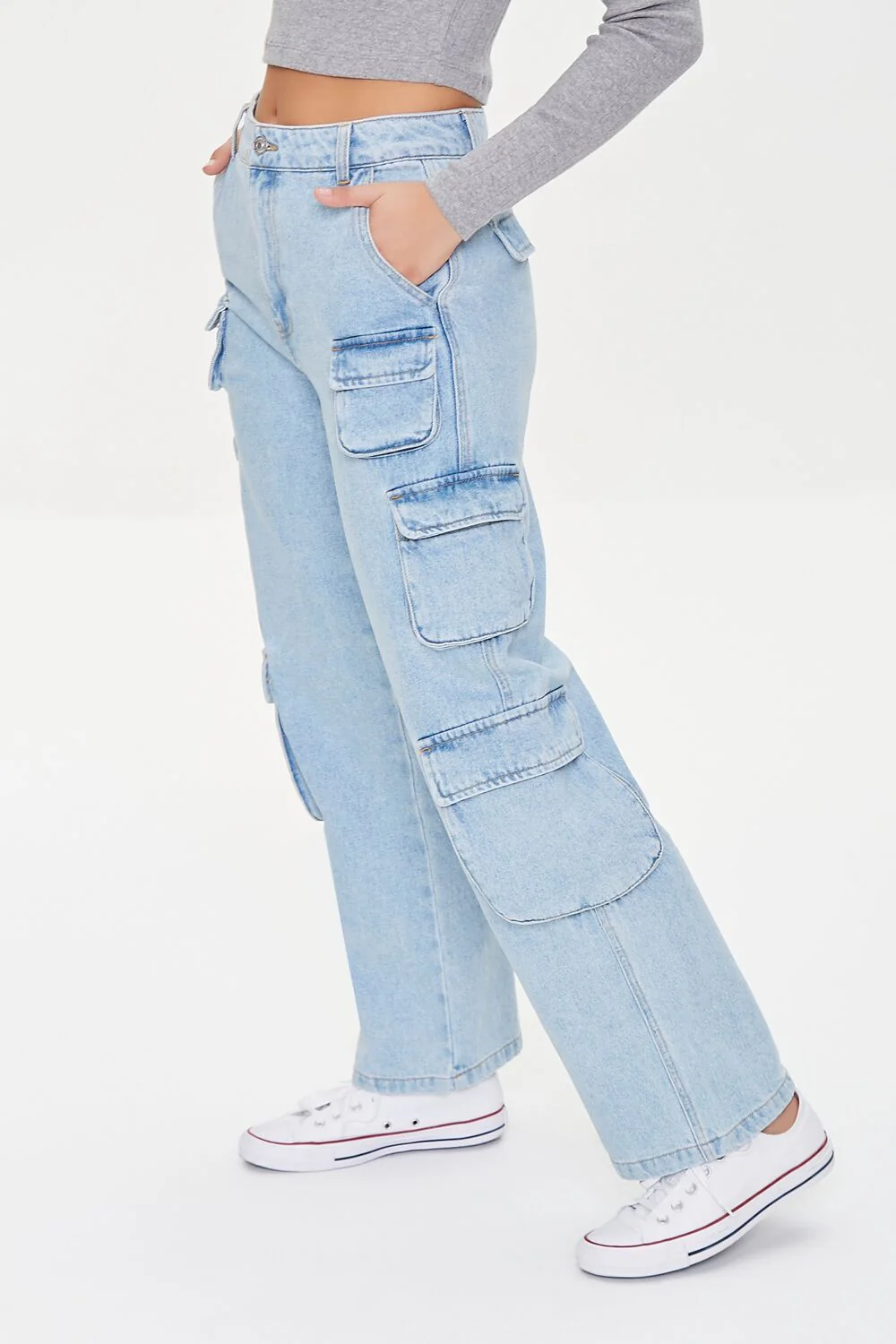 Relaxed Cargo Jeans - Image 3