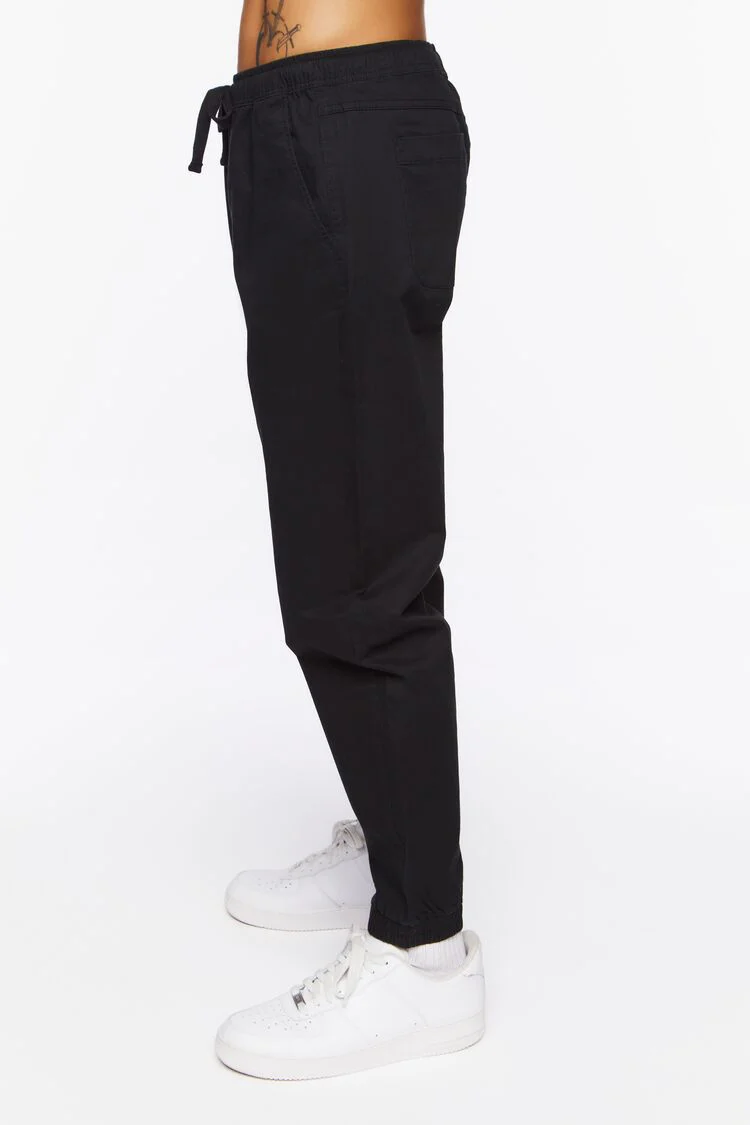 Drawstring Waist Joggers - Image 3
