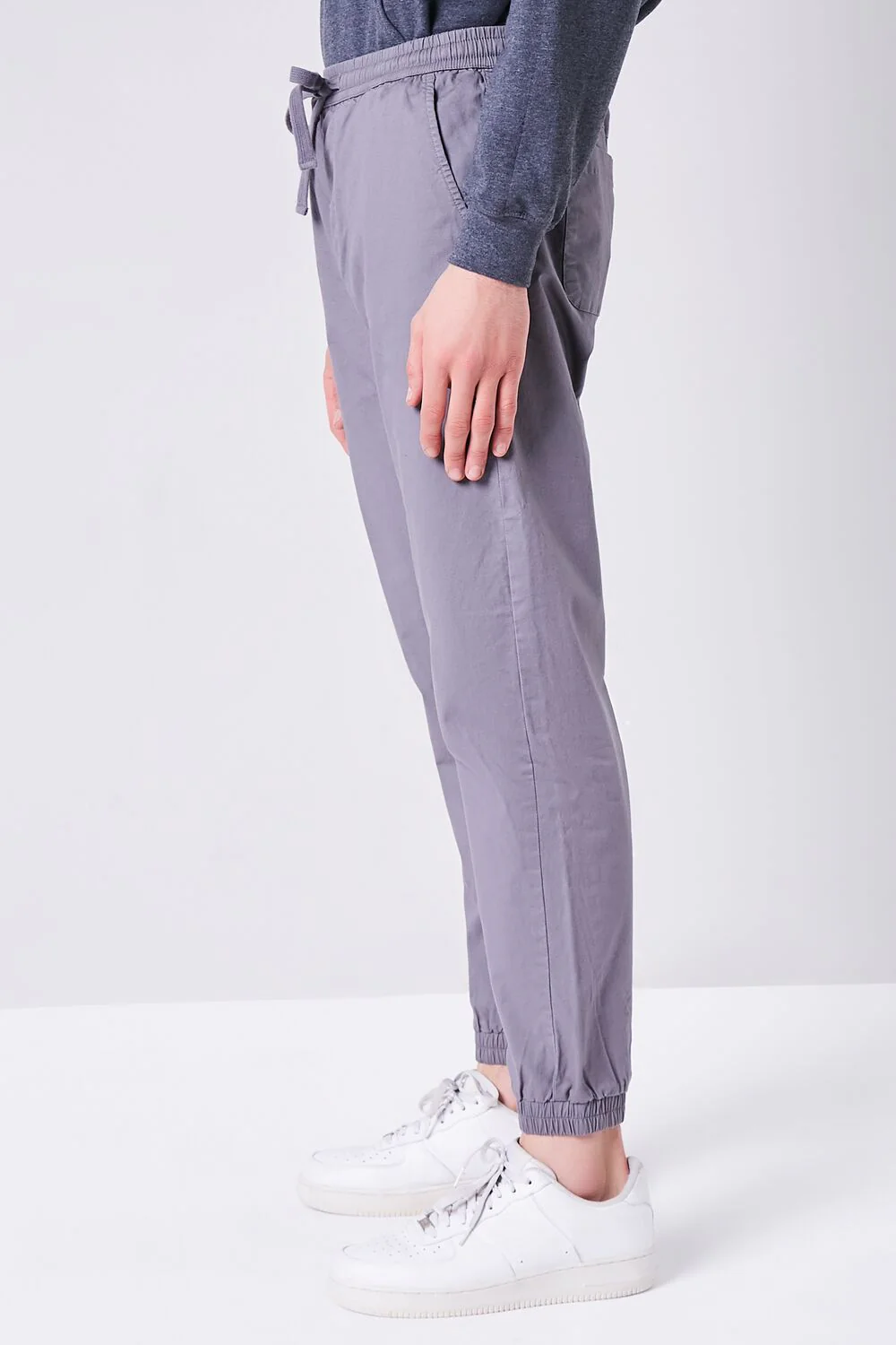 Drawstring Waist Joggers - Image 9