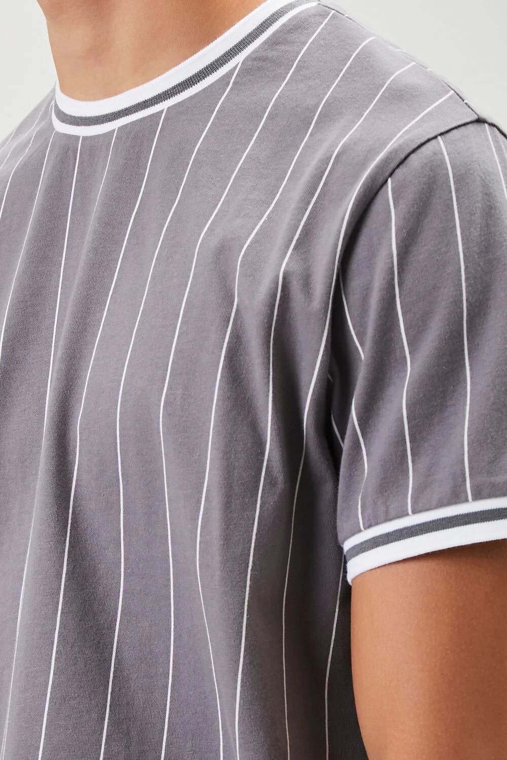 Pinstriped Ringer Tee - Image 10