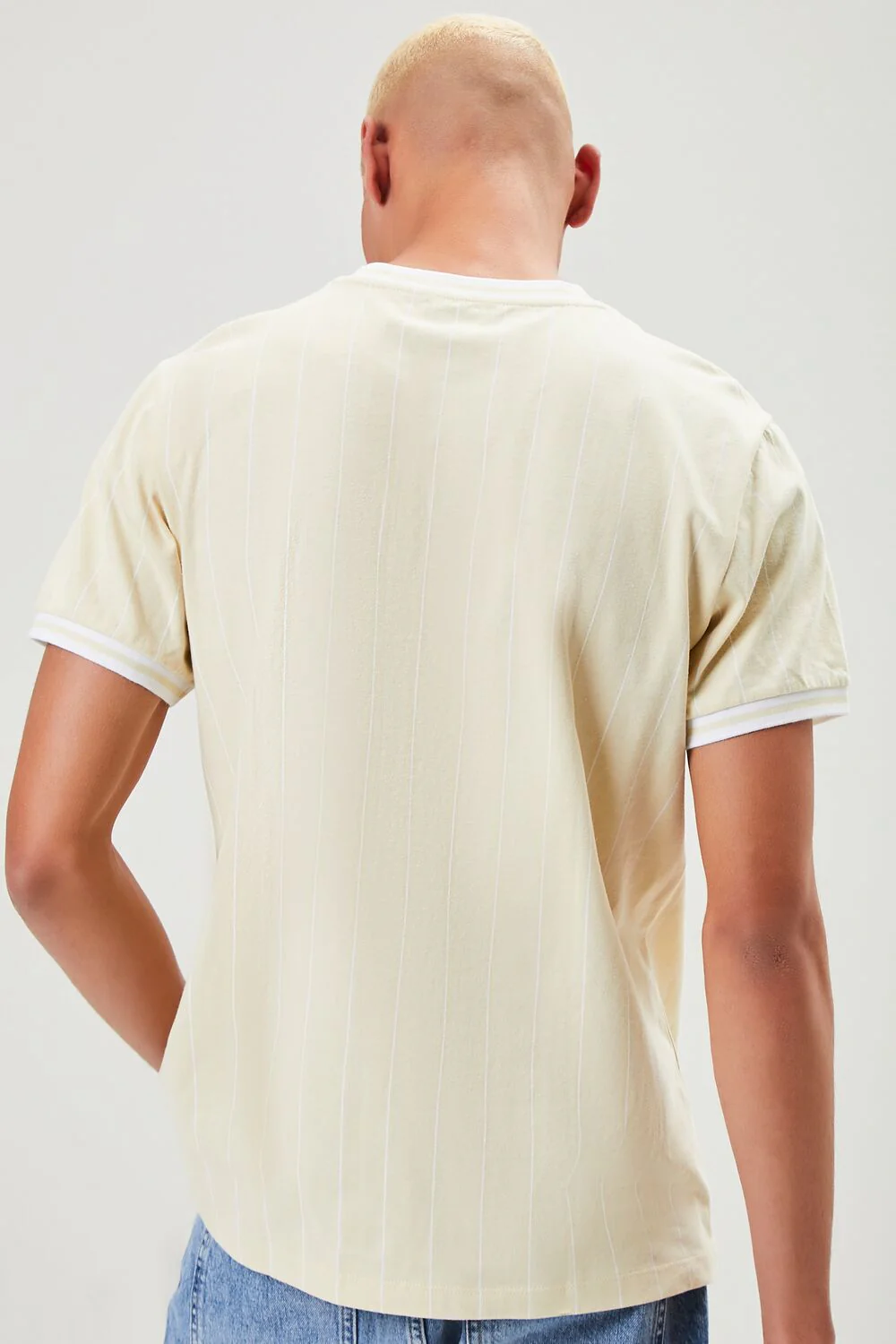 Pinstriped Ringer Tee - Image 3