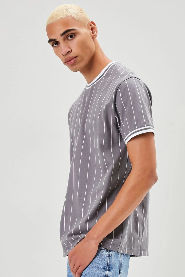 Pinstriped Ringer Tee - Image 7