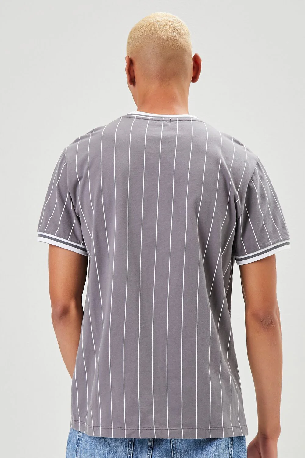 Pinstriped Ringer Tee - Image 8