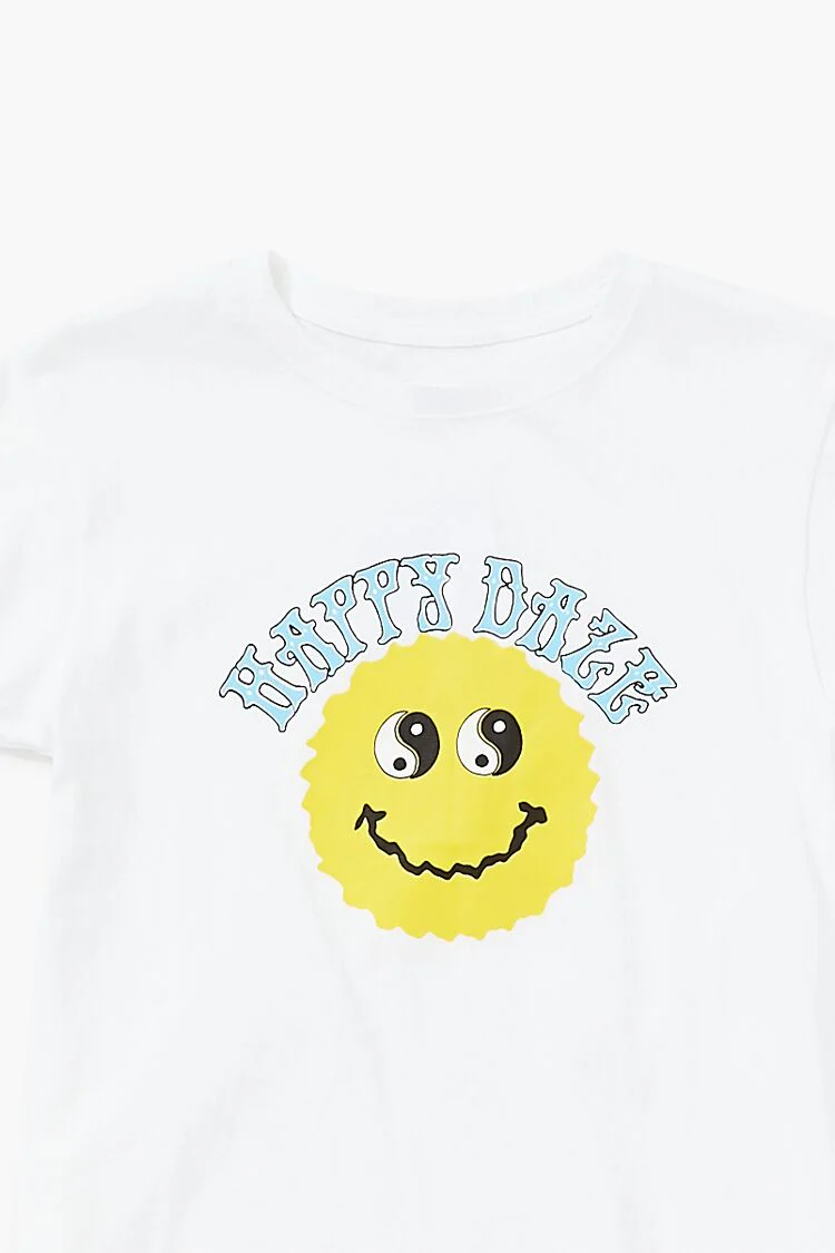Kids Happy Daze Graphic Tee (Girls + Boys) - Image 3