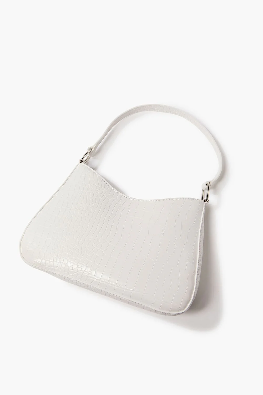 Faux Croc Leather Shoulder Bag - Image 2