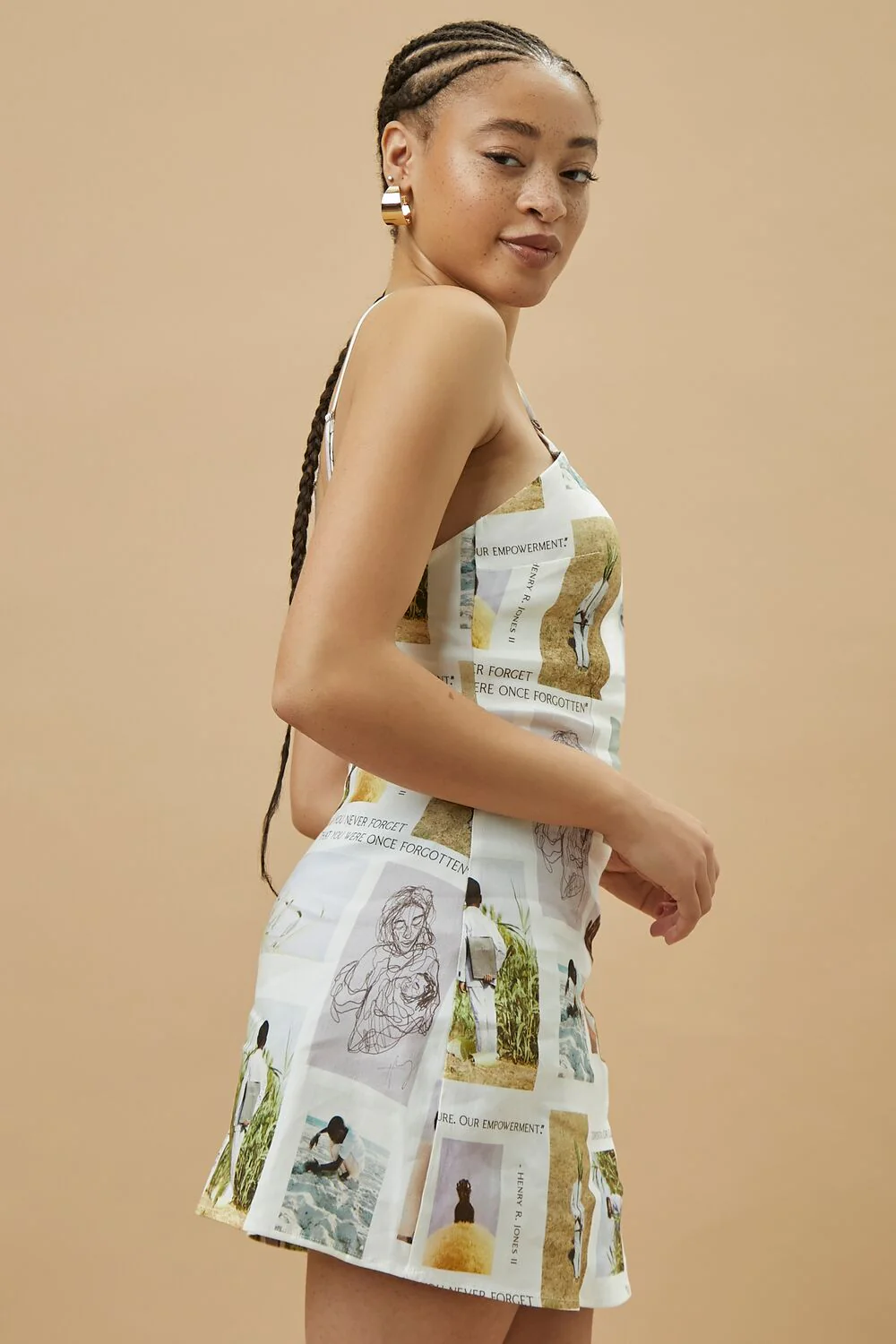 Henry R Jones II Artwork Print Halter Dress - Image 2