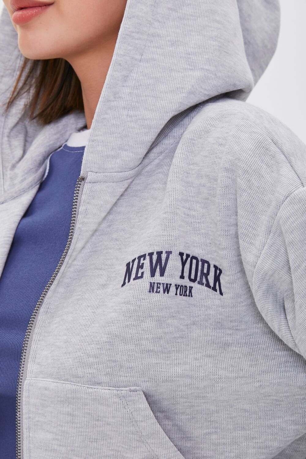 New York Graphic Zip-Up Hoodie - Image 6