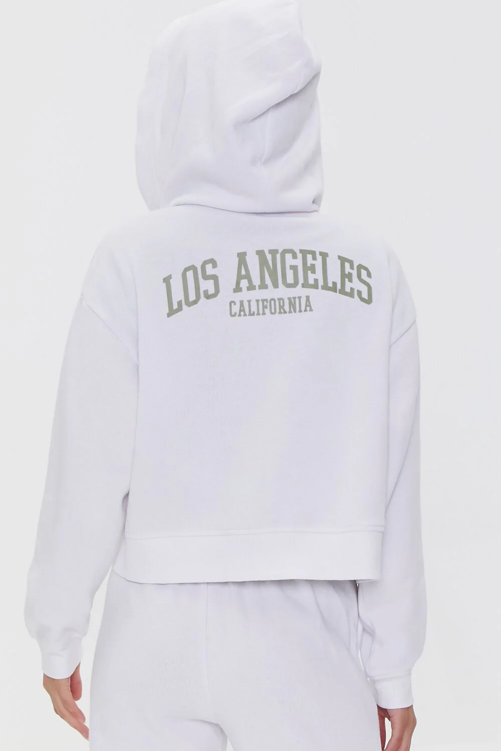 Los Angeles Graphic Zip-Up Hoodie - Image 3
