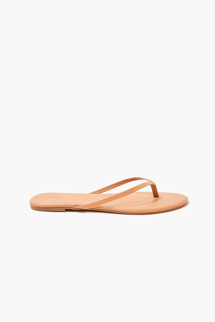 Metallic Thong Sandals - Image 2