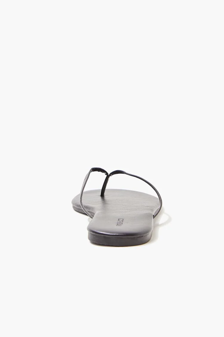 Metallic Thong Sandals - Image 8