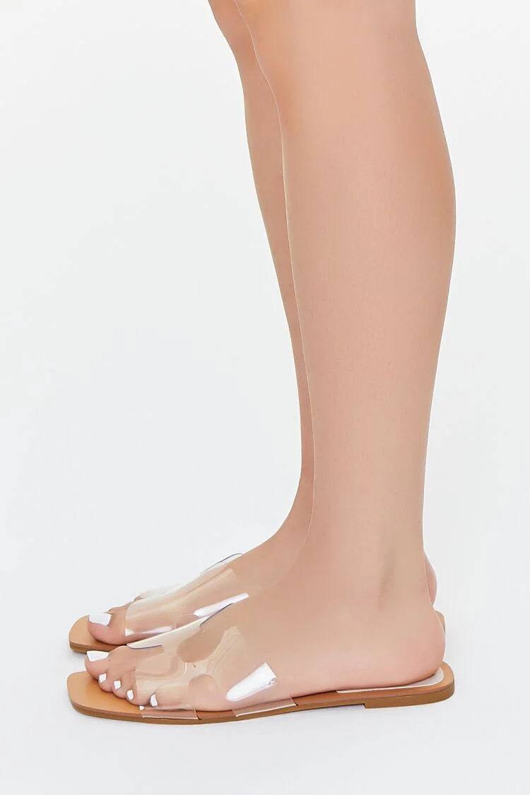 Cutout Clear-Vamp Sandals - Image 2