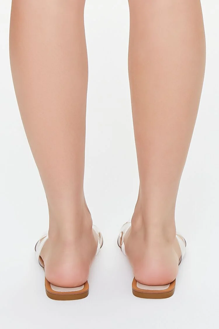 Cutout Clear-Vamp Sandals - Image 3