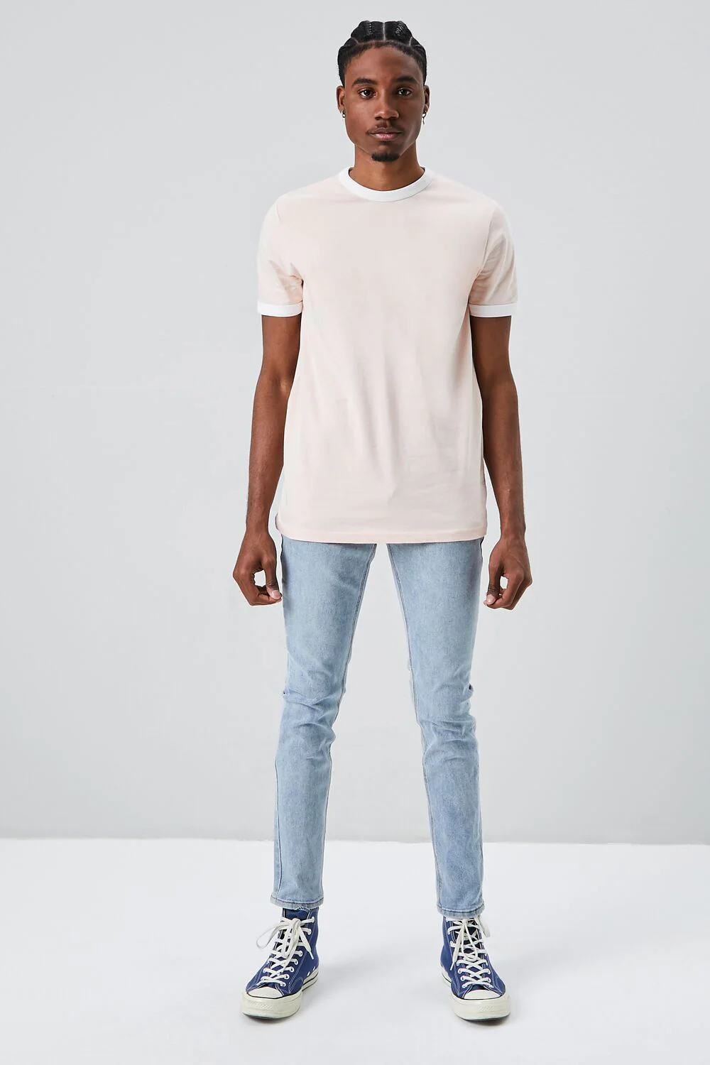 Crew Neck Ringer Tee - Image 8