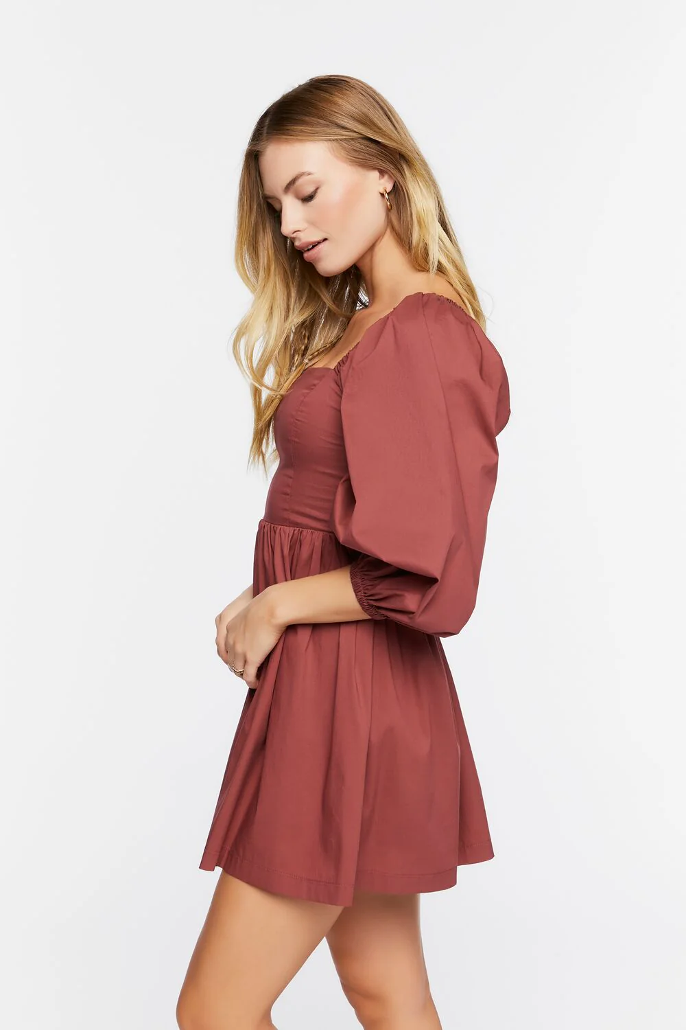 Fit & Flare Mini Dress - Image 2