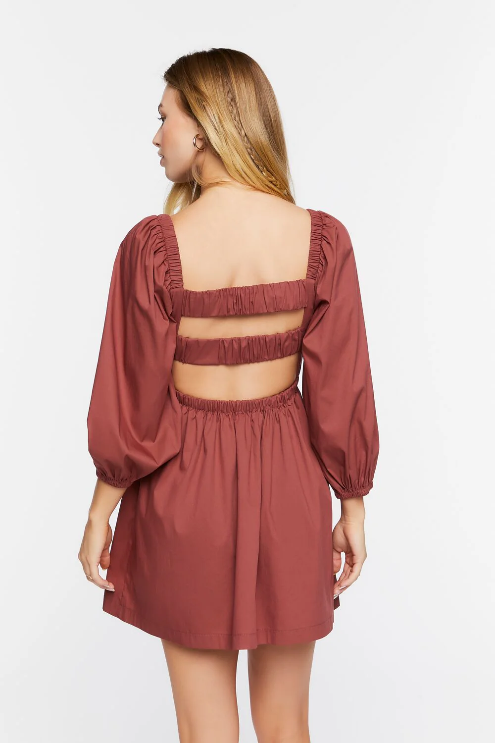 Fit & Flare Mini Dress - Image 3