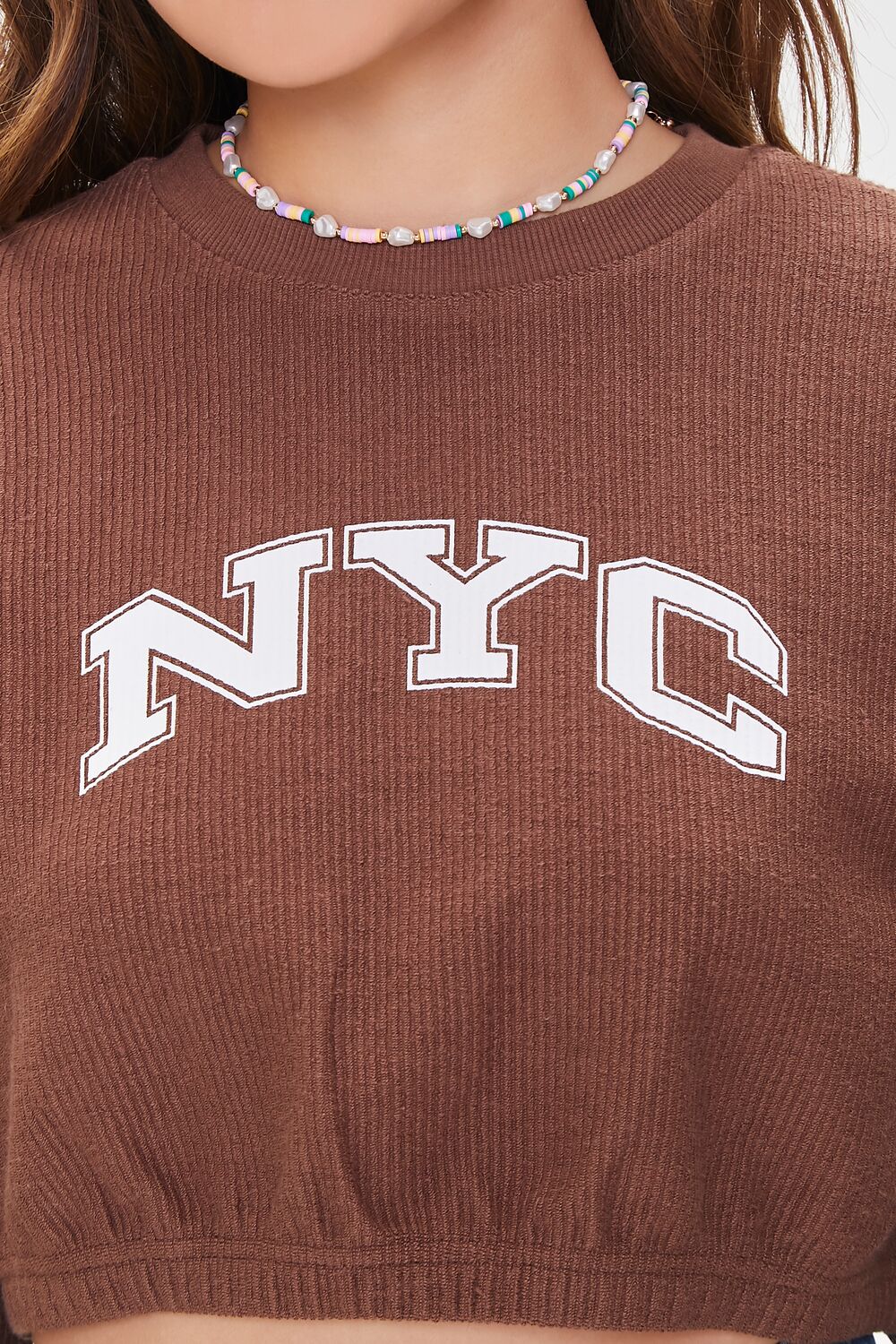 NYC Graphic Crop Top - Image 5