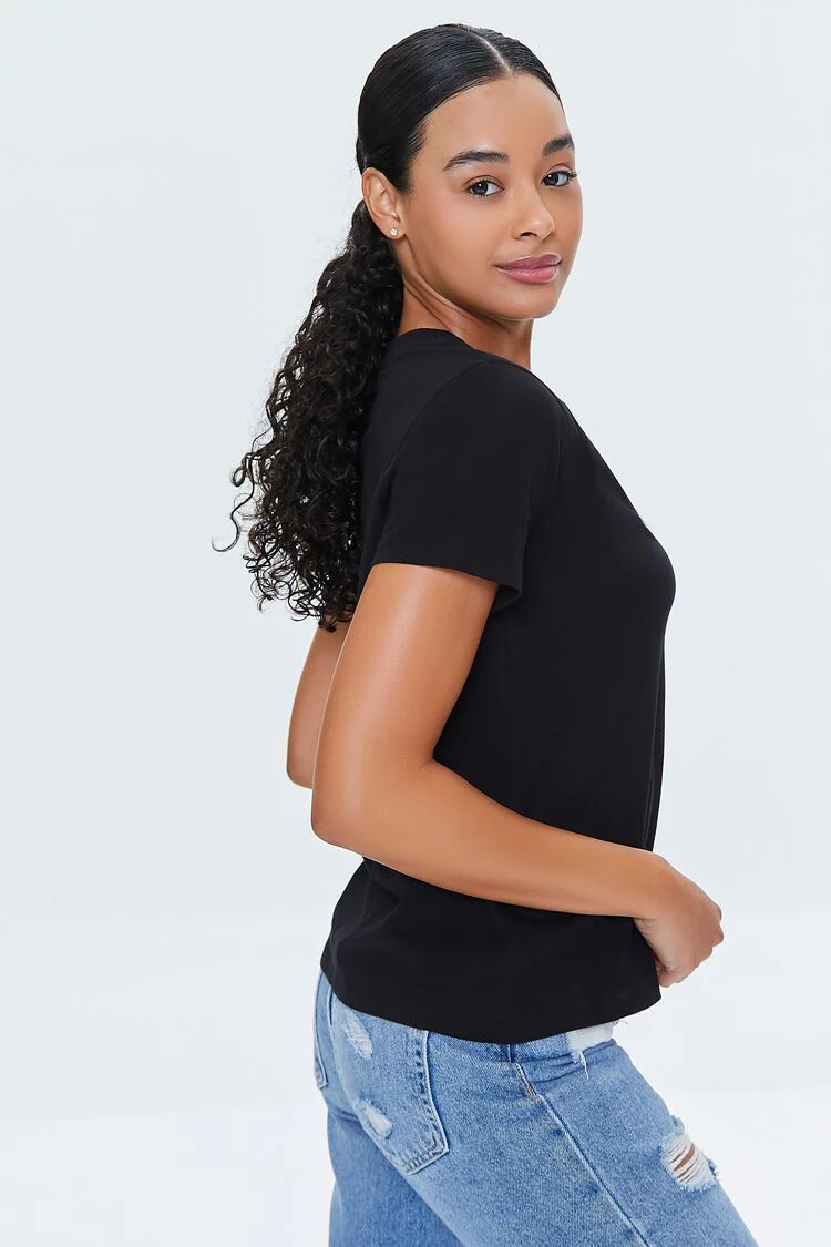 Basic V-Neck Tee - Image 2