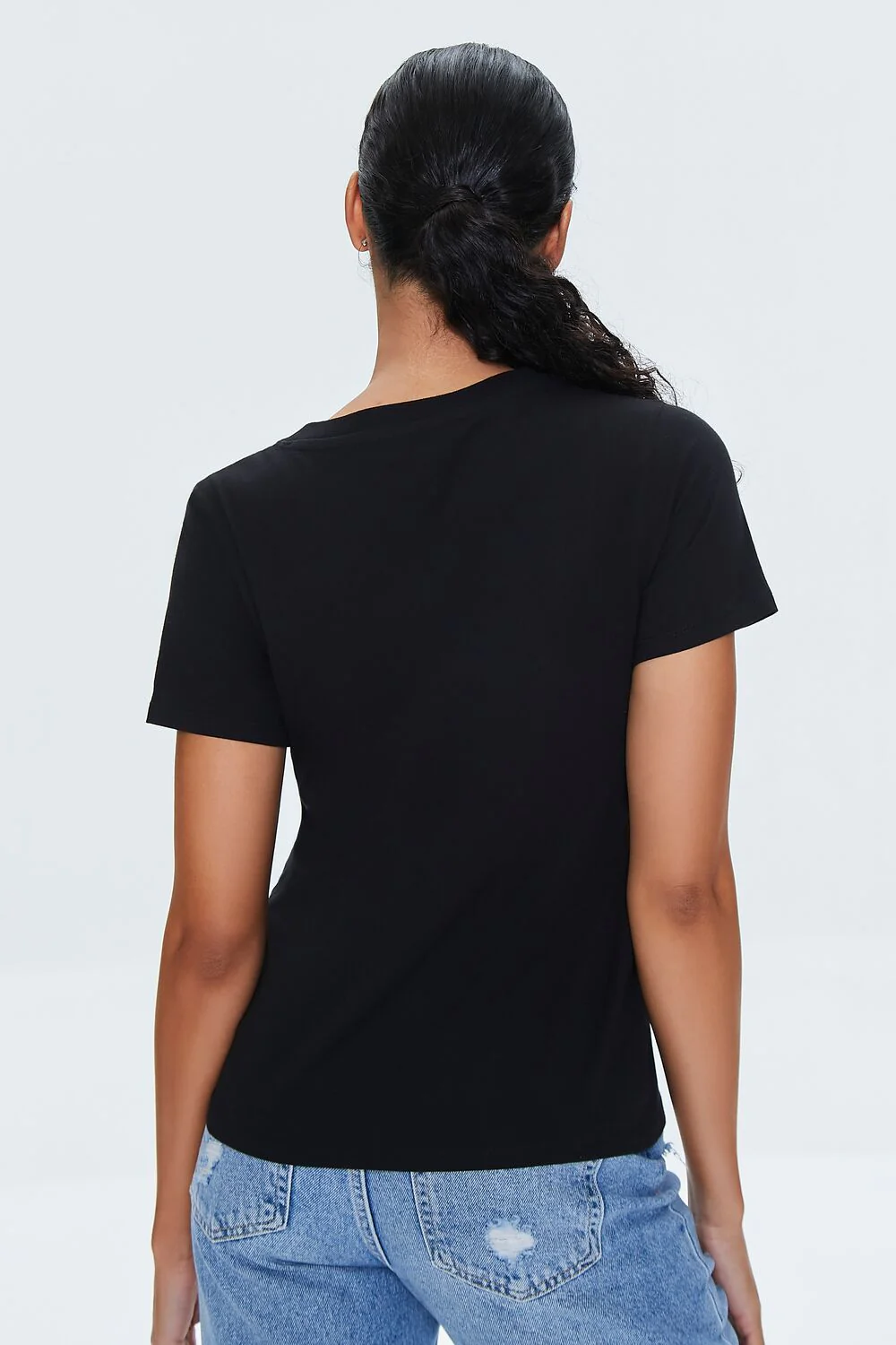 Basic V-Neck Tee - Image 3