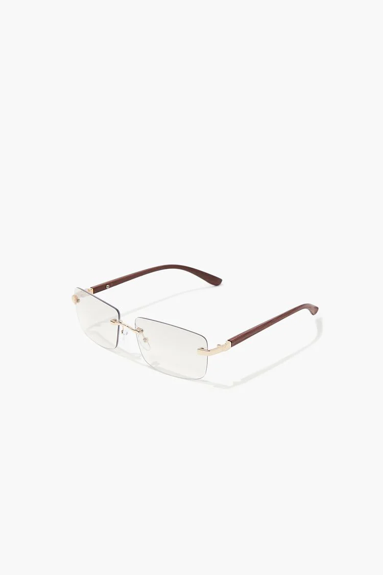 Rectangular Tinted Sunglasses - Image 4